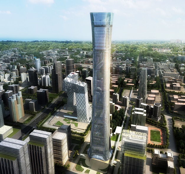 江河中标北京第一高528米中国尊 创造行业“第一高”大满贯记录